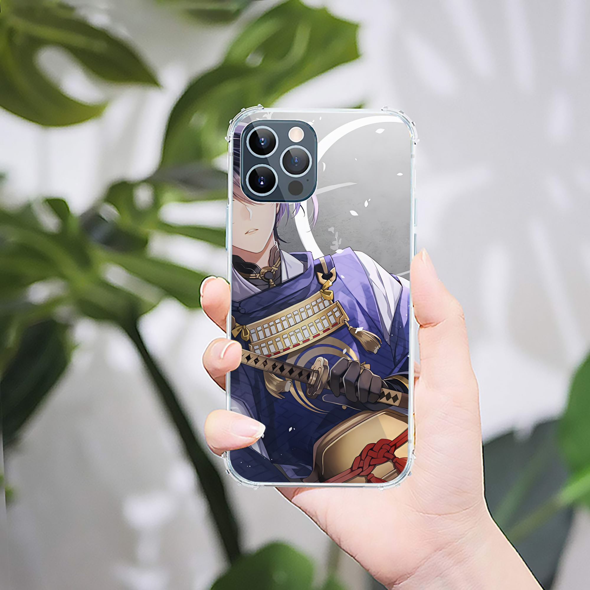 （画像用） 刀剣乱舞 Touken Ranbu 【iPhone 12シリーズ対応】透明スマホケース（クリアソフトケース）